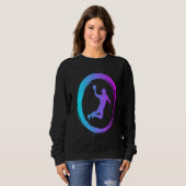 Cool Handball sports and hobby Sweatshirt (Vorne ganz)