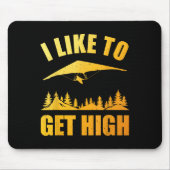 Cool Hang Glider Art für Männer Hang Glide Hang Mousepad (Vorne)