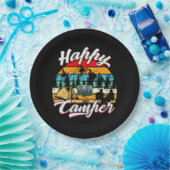 cool Happy Camper Party Pappteller (Party)