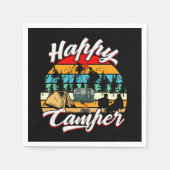 cool Happy Camper Party Serviette (Vorderseite)