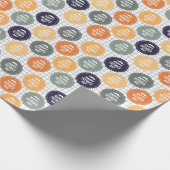 Cool Happy Father's Day tiled pattern Geschenkpapier (Ecke)