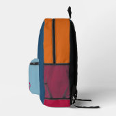 Cool Happy Hippo Personalisiert Bedruckter Rucksack (Rechts)