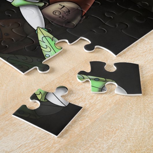 Cool Happy Robot Trio Illustration Puzzle (Seite)