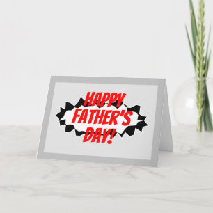 Cool Happy Vatertag Karte für Papa oder Stiefvater