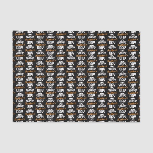 cool Happy Vatertag Kunst gekachelt Seidenpapier (Vorderseite)