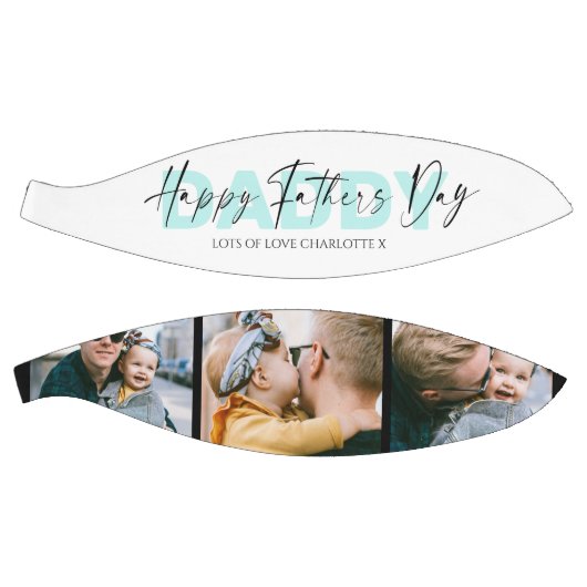 Cool Happy Vathers Day Daddy 3 FotoCollage Basketball (Panele)