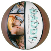 Cool Happy Vathers Day Daddy 3 FotoCollage Basketball (Vertikal)