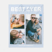 Cool Happy Vathers Day Stepdad 3 Foto Fleecedecke (Vorderseite)