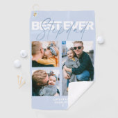 Cool Happy Vathers Day Stepdad 3 Foto Golfhandtuch (Insitu)