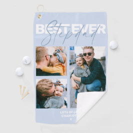 Cool Happy Vathers Day Stepdad 3 Foto Golfhandtuch