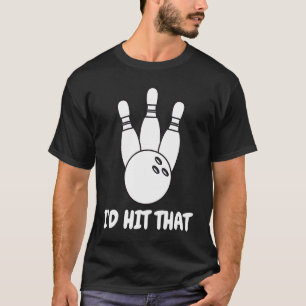 Cool hatte ich getroffen, dass Bowling Ball Button T-Shirt