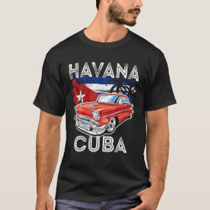 Cool Havanna Kuba Klassische Retro-Vintage Muskelw T-Shirt