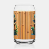 Cool Hawaii tiki Kopf Party Dosenglas (Links)