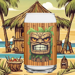 Cool Hawaii tiki Kopf Party Dosenglas