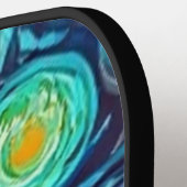 Cool Hawk Starry Night Art Pickleball Schläger (Linke Seite)