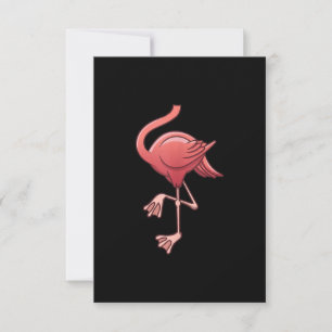 Cool Headless Flamingo Halloween Kostüm Funny Dankeskarte