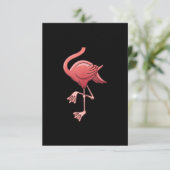 Cool Headless Flamingo Halloween Kostüm Funny Dankeskarte (Stehend Vorderseite)
