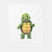 Cool Headless Turtle Halloween Costume _ Funny Laz Fleecedecke (Vorderseite)