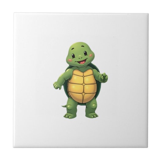 Cool Headless Turtle Halloween Costume _ Funny Laz Fliese (Vorderseite)
