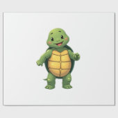 Cool Headless Turtle Halloween Costume _ Funny Laz Geschenkpapier (Flach)