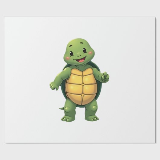 Cool Headless Turtle Halloween Costume _ Funny Laz Geschenkpapier (Flach)