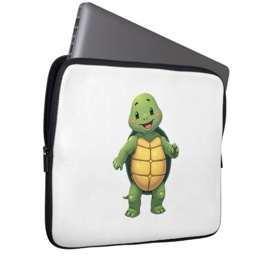 Cool Headless Turtle Halloween Costume _ Funny Laz Laptopschutzhülle (Vorne Rechts)