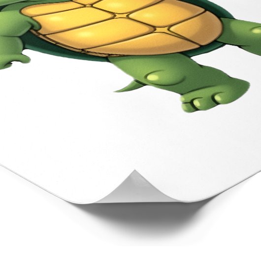 Cool Headless Turtle Halloween Costume _ Funny Laz Poster (Ecke)