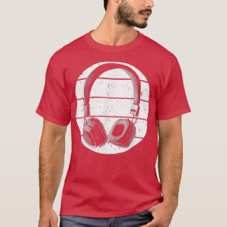 Cool Headphones For Men Women Musician Edm Music P T-Shirt