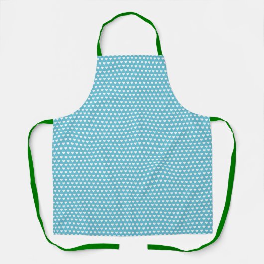Cool Hearts Blue Koch Baker Womens Schürze (Vorderseite)