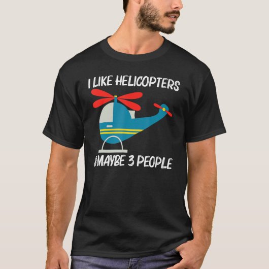 Cool Helicopter For Men Women Aircraft Aviation Pi T-Shirt (Vorderseite)
