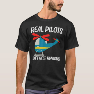 Cool Helicopter For Men Women Aircraft Aviation Pi T-Shirt