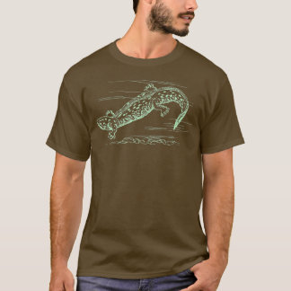 Cool Hellbender Salamander Graphic T-Shirt