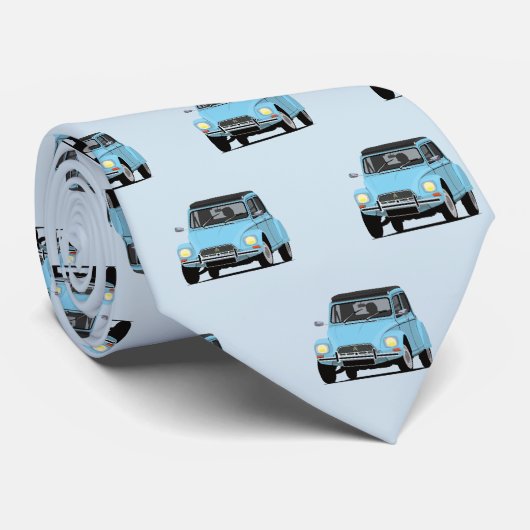 Cool hellblau Dyane Krawatte (Gerollt)