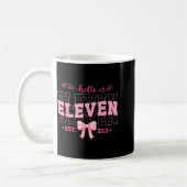 Cool Hello Eleven Est 2015 Nk Coquette Bow 11 Birt Kaffeetasse (Links)