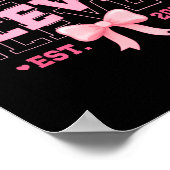 Cool Hello Eleven Est 2015 Nk Coquette Bow 11 Birt Poster (Ecke)