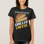 Cool hier für gegrillten Käse Funny Sandwich Ea T-Shirt (Vorderseite)