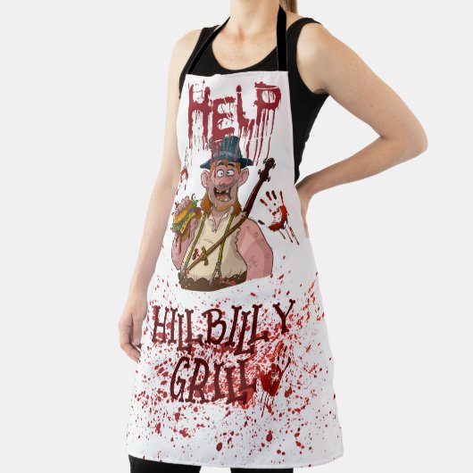 Cool HillBilly Grill Halloween Dänemark Schürze! Schürze (InSitu)