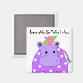Cool Hippo Magnet (Vorderseite/Rückseite)
