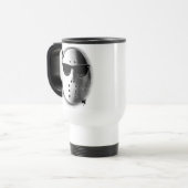 Cool Hockey Goalie Reisebecher (Vorderseite Links)