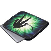 Cool Hockey Player Laptopschutzhülle (Vorne Knopf)