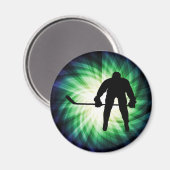 Cool Hockey Player Magnet (Vorderseite/Rückseite)