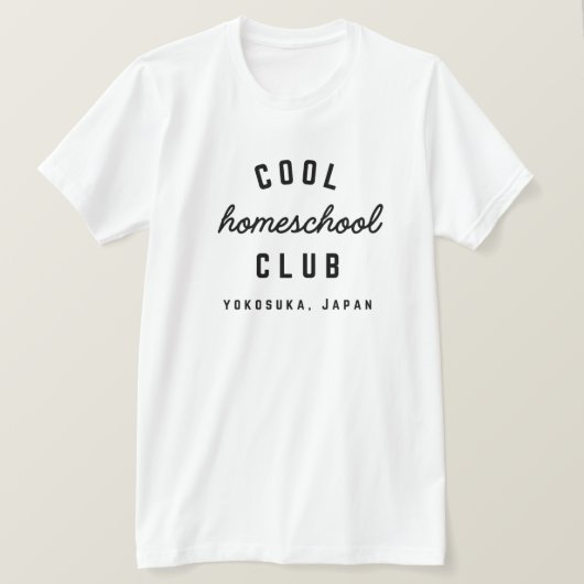 Cool Homeschool Club Yokosuka Edition T-Shirt (Design vorne)