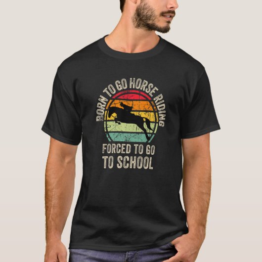 Cool Horse riding Graphic for Son Equestrianism Pr T-Shirt (Vorderseite)