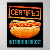 Cool Hotdog Outfit For Men Women Adult Hotdog Hot Poster (Vorne)