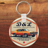 Cool Hotrod Key Fob Schlüsselanhänger (Rückseite)