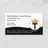 Cool House Painter Modern Visitenkarte (Vorderseite)