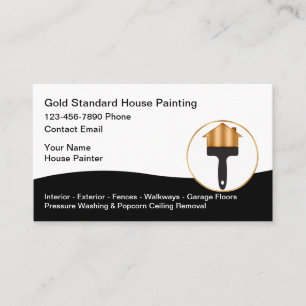 Cool House Painter Modern Visitenkarte