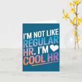 Cool Hr Funny Hr Office Quote Human Resources  Karte (Gelbe Blume)
