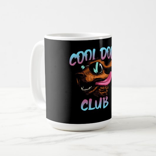 Cool Hunde Club Tasse (Vorderseite Links)