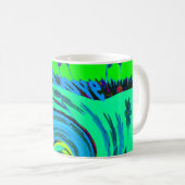 Cool I Liebe Hawaii: Design von Blumenmustern für Kaffeetasse (VorderseiteRechts)